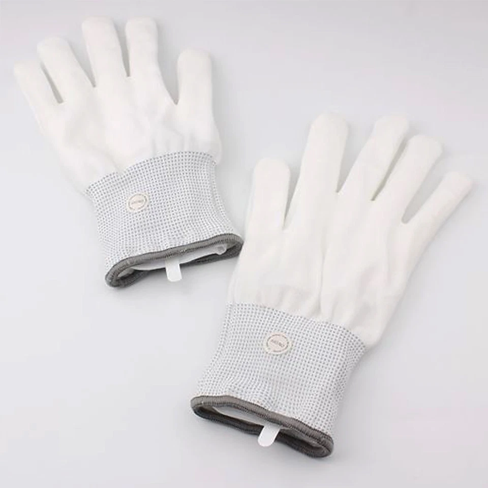 Guantes LED Intermitentes Dedos Brillantes Halloween Navidad Fiesta Luz Accesorios Baile Foto 3 de 4