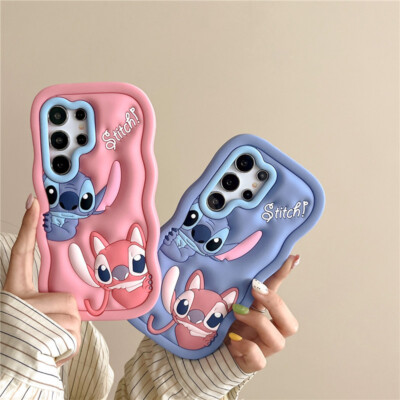 Cute Cartoon Phone Case Shockproof for Samsung S25 S24 S23 S22 S21 Ultra A54 A53