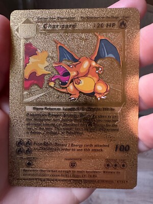 pokemon 1st edition shining charizard gold card.. | eBay