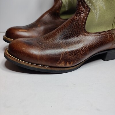 Red Head Saddlebrook Western Cowboy Work Boots Men display picture 1