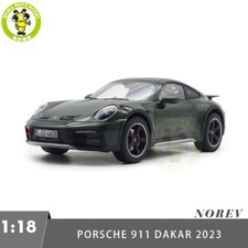 1/18 Porsche 911 DAKAR 2023 Oakgreen Metallic NOREV 187241 Diecast Model Toy Car