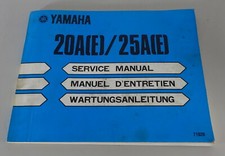 Werkstatthandbuch Yamaha Außenborder 20A(E) / 25A(E) Stand 09/1981 