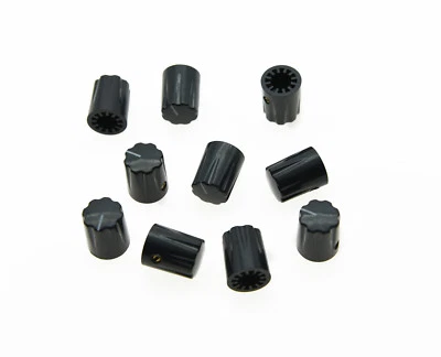 10 stücke Gitarre Scalloped Edge Davies 1900 H Stil AMP Knopf Pedal Knobs