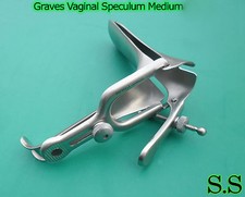  STAINLESS STEELGraves Vaginal Speculum Medium Surgical Gynecology Instruments