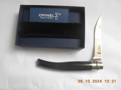 OP001352 - Messer OPINEL N°8 VRI Ebenholz