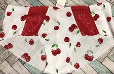 Nwt Vtg Victoria s Secret pink Second Skin Hipster Nylon Panties Cherry Size L