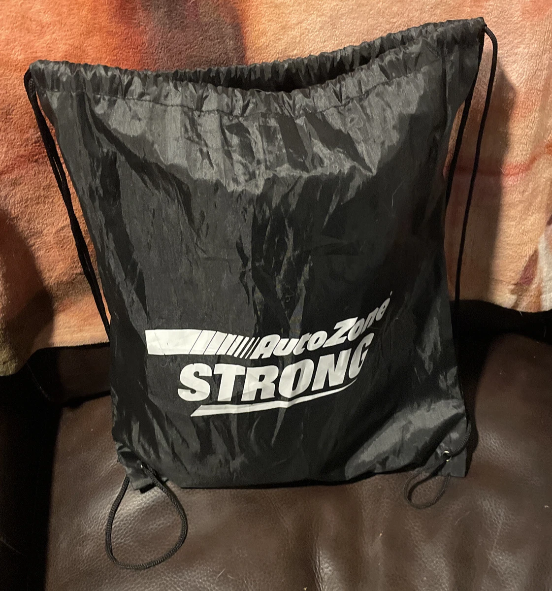 Autozone Strong Waterproof Plaid Picnic Blanket 52x46u0026#034; w Bag Employee  Issued | eBay