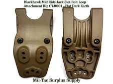 Blackhawk Mid Ride Jack Slot Belt Loop Attachment Rig CTJ0001 - Flat Dark Earth