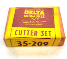 DELTA Moulding Cutterhead Knife Set 35-209 New Old Stock