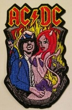 AC/DC Highway to Hell Embroidered Patch 4 1/2" x 2 7/8" Iron or Sew On RARE