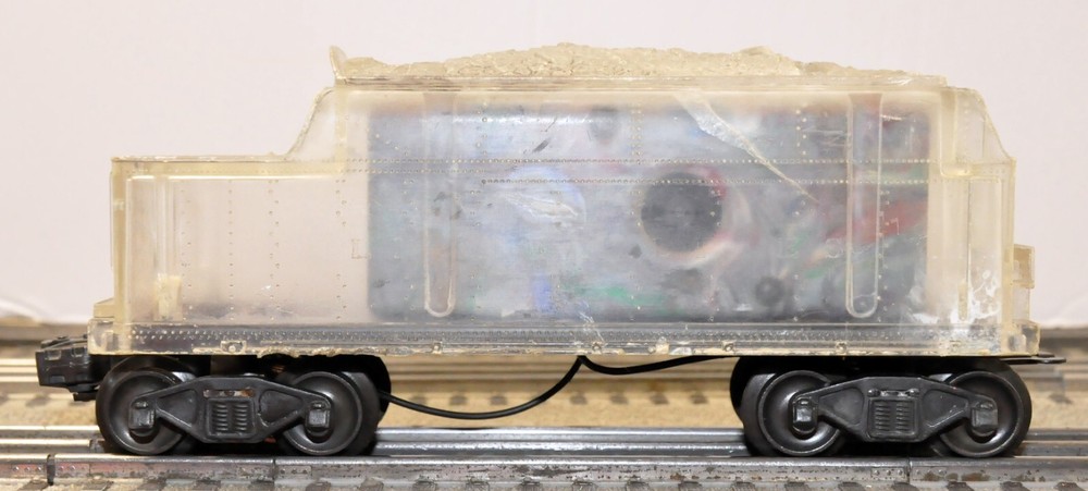 Lionel 6466W Tender with Paint Removed Clear and Original Shells Lionel 6466W Tender with Paint Removed Clear and Original Shells