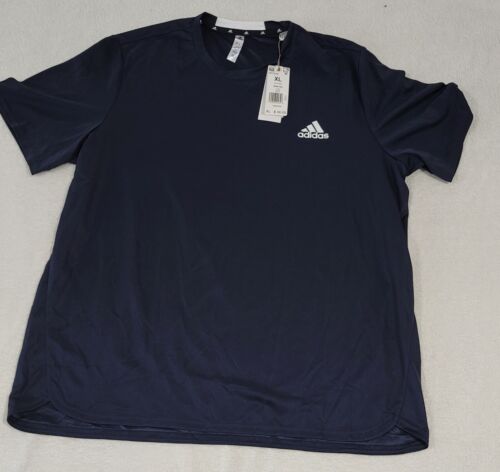 ADIDAS AEROREADY BLUE XL PERFORMANCE TEE TSHIRT MENS NWT NEW