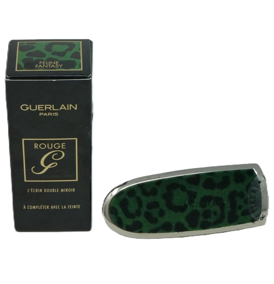 Estuche Guerlain Rouge G The Double Mirror para completar con sombra fantasía felina