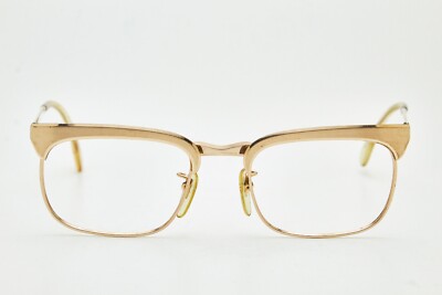   Vintage Glasses NG EXLUSIV SUZETTI Retro Gold Frame Butterfly 60s Women