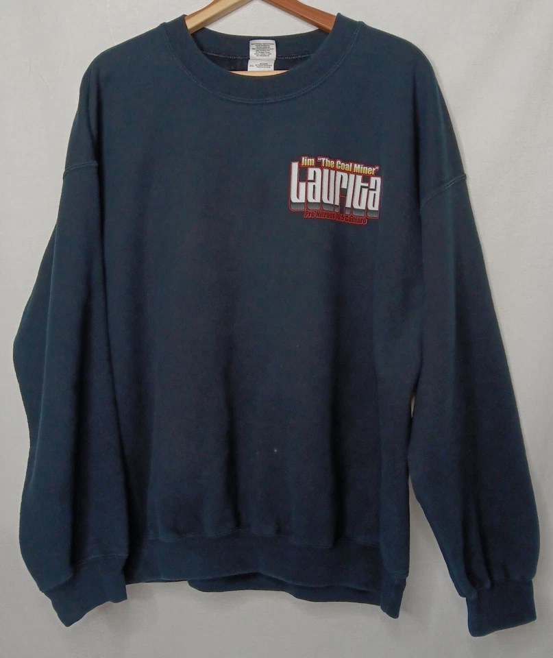 Sudadera Jim Coal Miner Laurita ProNitrous Camaro XL Drag Racing League Race Foto 3 de 4