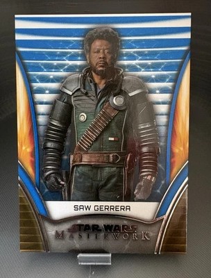 Topps 2025 Star Wars Masterwork SAW GERRERA #57 Blue Parallel!