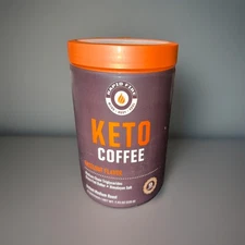 Keto Coffee, Hazelnut, Instant, Medium Roast, 7.93 oz (225 g)