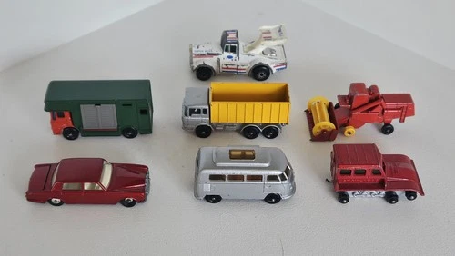 VINTAGE LESNEY MATCHBOX DIECAST CARS TRUCKS LOT ENGLAND (MB5)