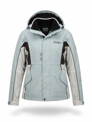 Protest Geotechnical 8000 Women s Baby Blue And Brown Ski Snowboard Jacket UK14