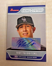 2006 Bowman Signs of the Future Troy Tulowitzki #TT AUTO Autograph Rookie RC