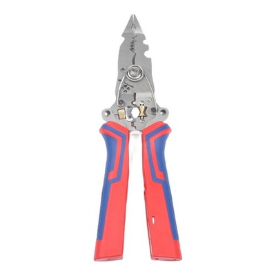 Foldable 10-in-1 High Carbon Steel Wire Stripper & Tester For Efficient Cablert