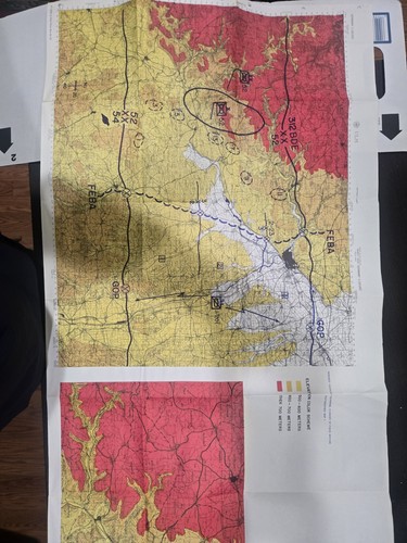 Cold War Fort Knox Armored Cavalry Training Map Set Manual Germany Ulm FEBA WWII