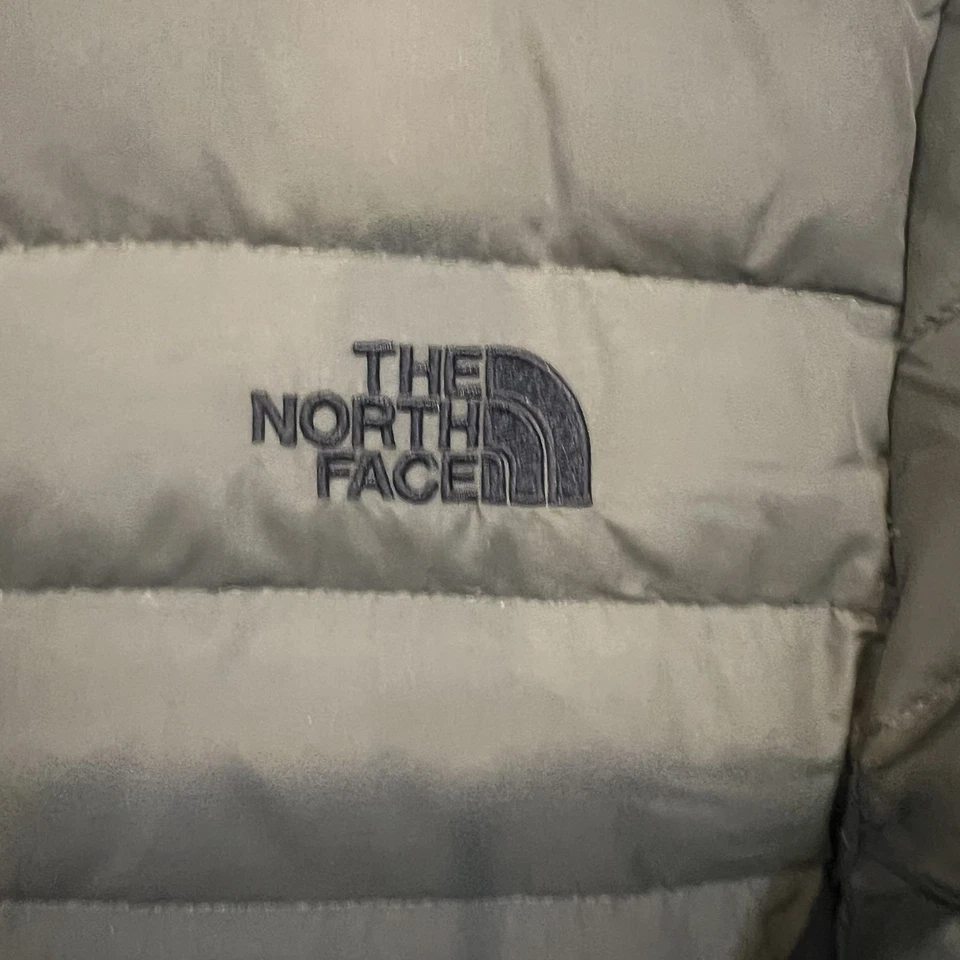 North Face Goose 550 Down Parka Men's Medium Hooded Puffer Olive Camo Liner - Image 2 of 4