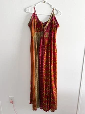 Tigerlily Alora Teja Maxi Dress NWT Size 14 Alora Pink Stripe Halter Neck