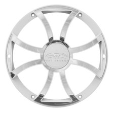 Wet Sounds REVO 10 XS-W-SS GRILLE V3 - White  Stainless Subwoofer Grille
