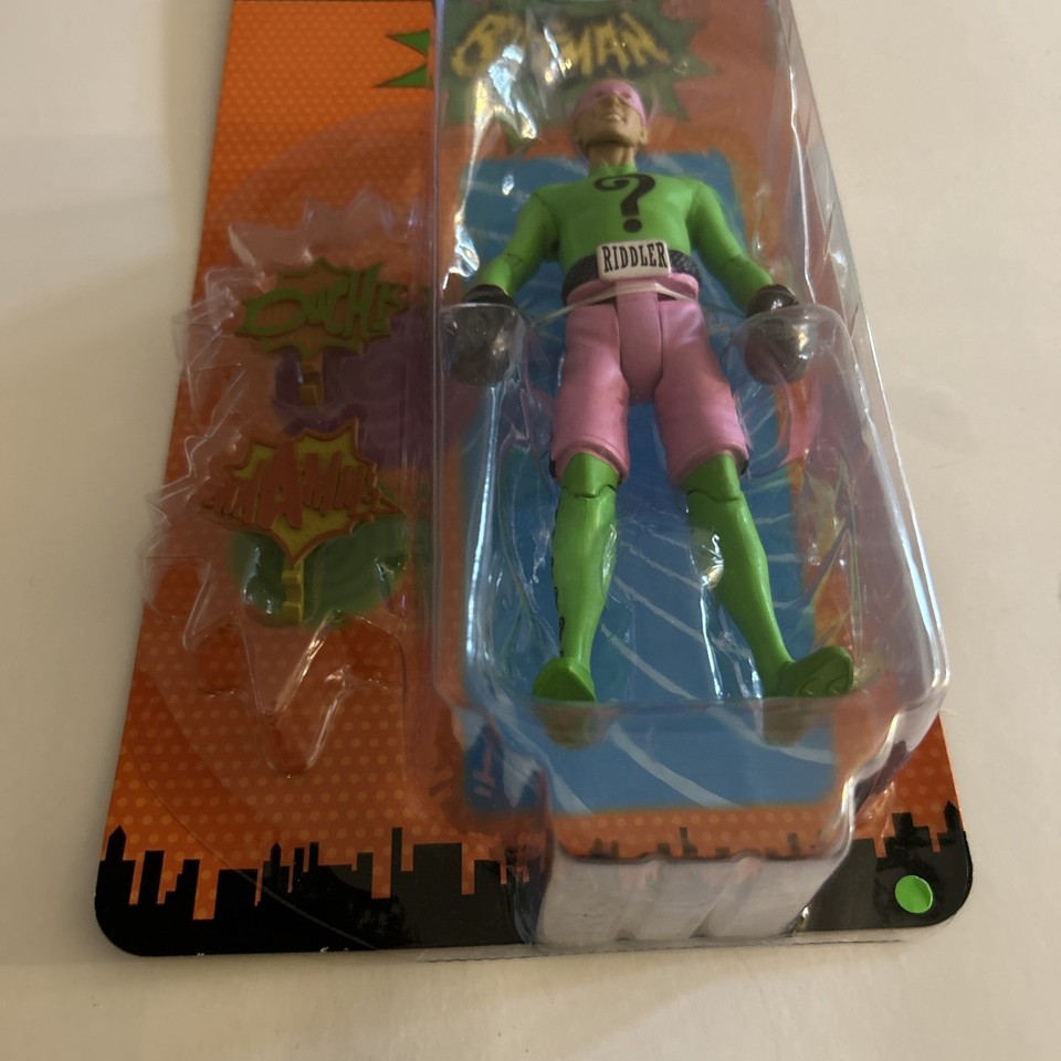 DC THE RIDDLER Batman Classic 1966 TV Series McFarlane Boxing Action ...