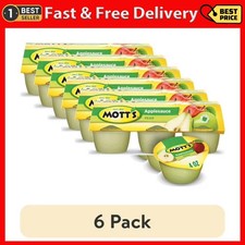  6 Pack Mott'S Pear Applesauce, 4 Ounce Cups, 6 Count
