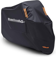 Telo per Moto Impermeabile XL, 210D Oxford Telo per Coprimoto Resistente a Acqua