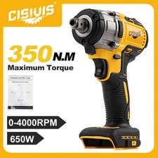 Cordless Impact Wrench for 20V DEWALT Battery, 3/8 Inch Brushless High Torque