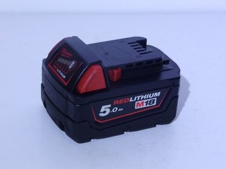 Genuine Milwaukee M18B5 18V 5.0Ah 90WH Lithium Battery Fully Working