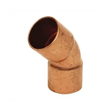 MUELLER W3026 45-Degree Elbow 1/2" WROT COPPER CUP (FEMALE SOLDER)