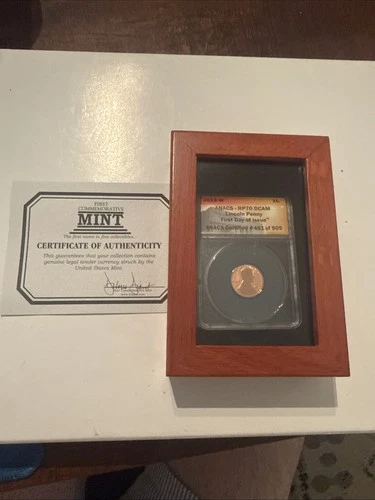 Photo of a 2019-W Lincoln Shield Cent from an eBay listing that sold on Jul 20, 2026