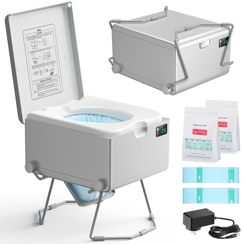 MODIWELL Dry Flush Toilet, LE-310 Silver, Used-Class C