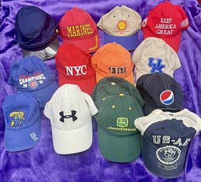 Men s Hat Bundle, John Deere, Under Armor, Trump, American Eagle, Lot Of Hats 29