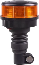 64 LEDs Pole Mount Amber Tractor Beacon Lights, 3.6 inches Pole Strobe Lights, 1