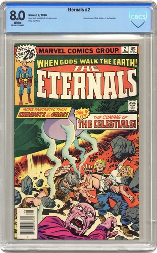Eternals #2 CBCS 8.0 1976 20-3AE470D-002