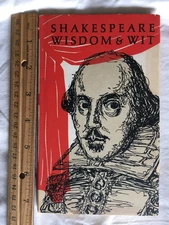Peter Pauper Press Shakespeare Wisdom & Wit 1967