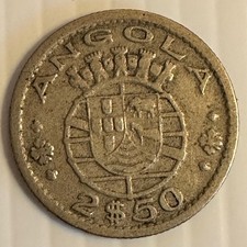 ANGOLA $250 ESCUDOS 1953 - GREAT CONDITION - SEE PICTURES