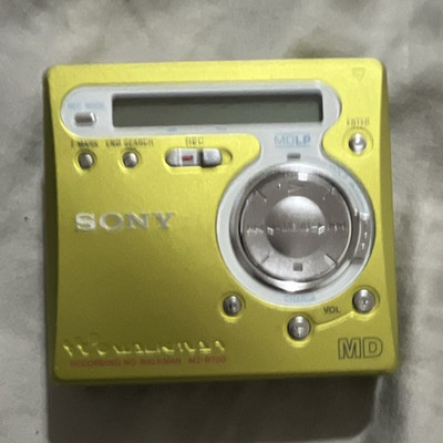 Sony Walkman MZ-R700 Portable MiniDisc Recorder Green MDLP Headphone Jack