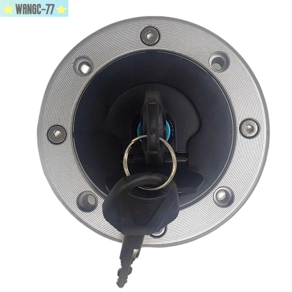 Tapa del tanque de combustible de gasolina compatible apta para Suzuki GS500 GSX600F GSX750F Katana 600 750 Foto 4 de 4