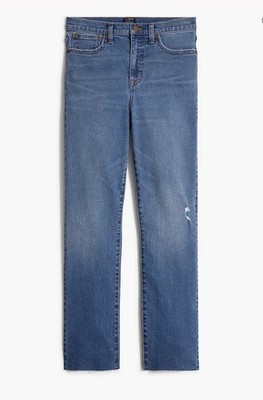 J.Crew Essential Straight Leg Jean size 29 High Rise Medium Wash Denim