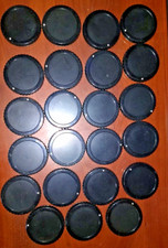 23 misc. CANON Lens Caps Replacement Camera Parts ALL have White dots JAPAN
