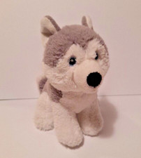 Aurora - Small White Eco Nation - 8" Husky - Eco-Friendly Stuffed Animal Plush
