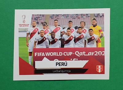 2022 EO South America Qualifiers FIFA Qatar #017 PERU SOCCER TEAM Sticker 