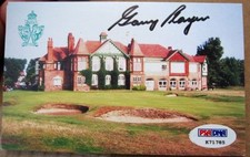 Gary Player signed Royal Lytham & St Annes Scorecard 1974 British Open Golf PSA