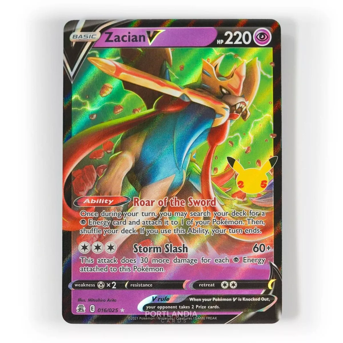 Celebrations Zacian V 016/025